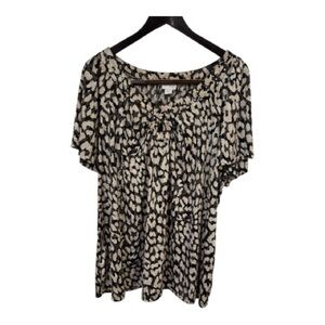 Jaclyn Smith Animal Print Blouse